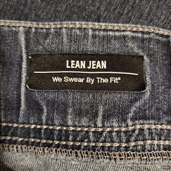 Torrid plus size elastic at  waist, dark wash jeans - Picture 9 of 11